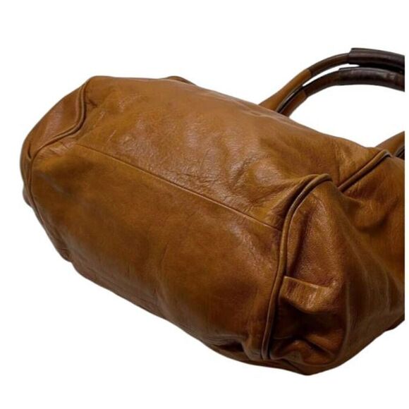 Chloé Women's Ethel Cognac Leather Handbag Tote Satchel Bag Brown - Picture 4 of 8